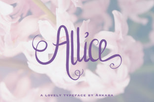 Allice: A Handwritten Font That Fits Real Creative Workflows