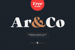 Ar and Co: A Bold, Charming Serif for Real Work