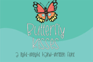 Butterfly Kisses: A Handwritten Font with Adorable Charm