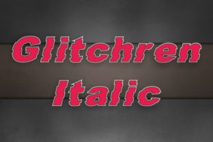 Glitchren Italic