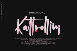 Kattrolim: The Handwritten Font That Bridges Authenticity and Modern Brand Expression