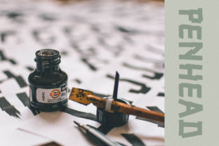 Penhead: A Thoughtful Script Font for Distinctive Visual Communication