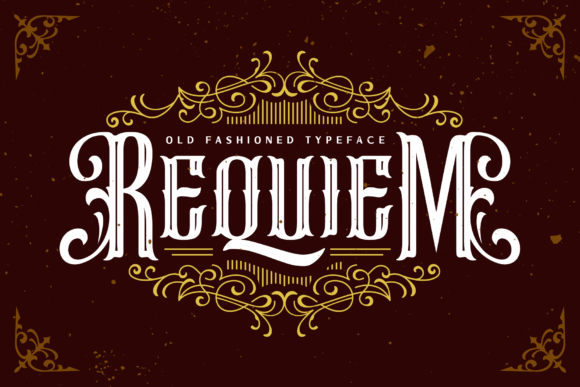 Requiem: Where Bold Blackletter Meets Modern Typography