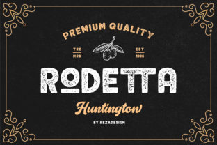 Rodetta: A Vintage Sans Serif With a Bold, Modern Edge