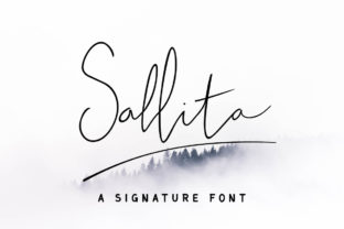 Sallita: A Light, Beautiful Signature Font with a Bold Twist