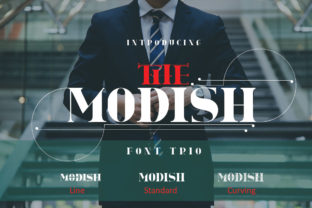 The Modish: A Smart Font Trio for Modern Design