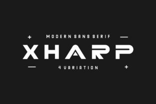 Xharp: A Futuristic Sans Serif for Modern Clarity